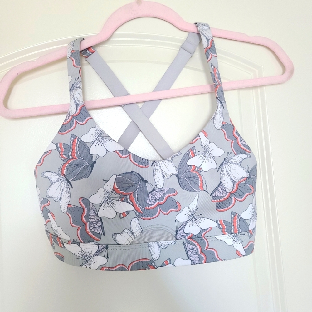 Victoria secret butterfly sports bra